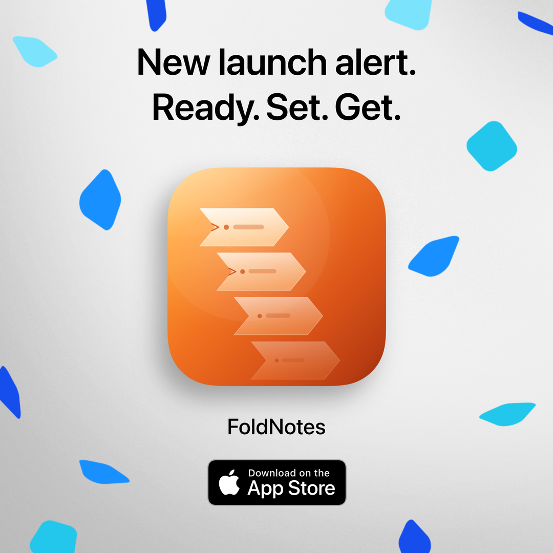 FoldNotes for iPhone and iPad — now on the App Store